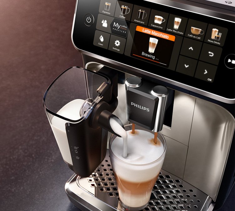 Philips Kaffeevollautomat Series 5400 Latte Go EP5447/90 LatteGo