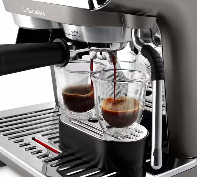 De'Longhi Siebträgermaschine La Specialista Arte Evo Titanium