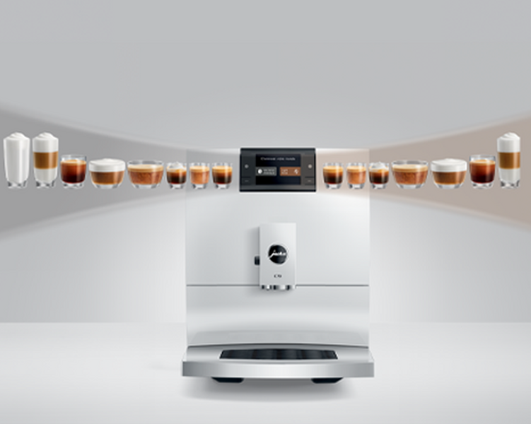 Jura - Kaffeevollautomat C9 Piano White (EA)