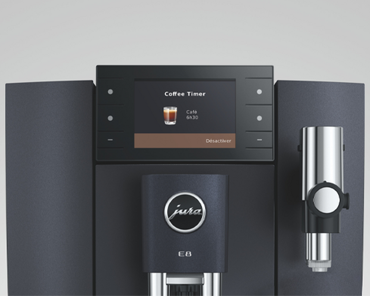 Jura - Kaffeevollautomat E8 Cosmic Black (ED) Smart Connect inklusive