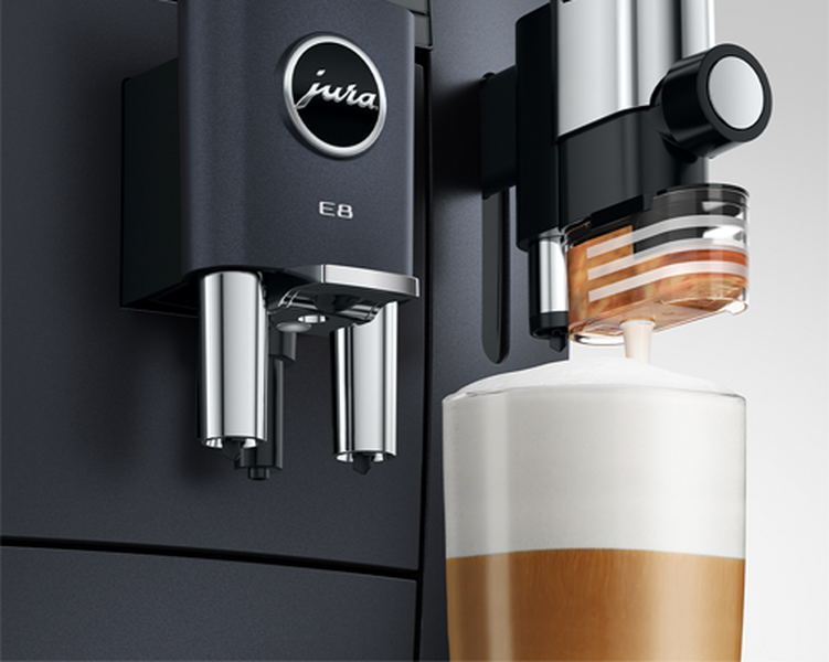 Jura - Kaffeevollautomat E8 Cosmic Black (ED) Smart Connect inklusive