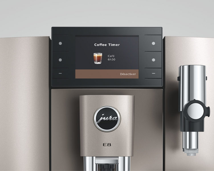 Jura - Kaffeevollautomat E8 Midnight Silver (ED) Smart Connect geschenkt
