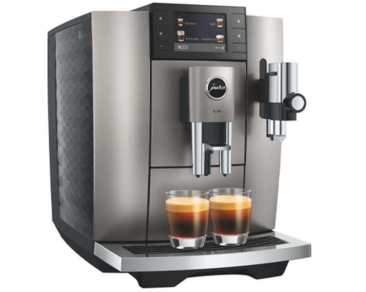 Jura - Kaffeevollautomat E8 Midnight Silver (ED) Smart Connect geschenkt