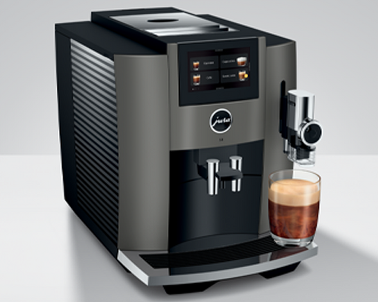 Kaffeevollautomat Jura S8 EB Dark Inox - Smart Connect inklusive