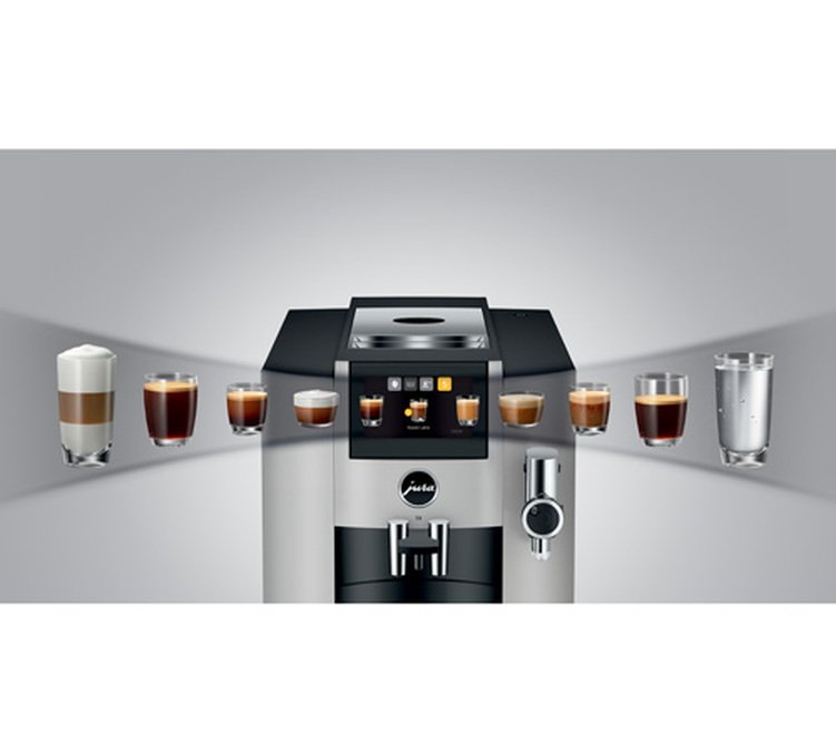 Jura - Kaffeevollautomat S8 EB Platin inklusive Smart Connect
