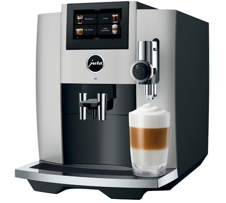 Jura - Kaffeevollautomat S8 EB Platin inklusive Smart Connect