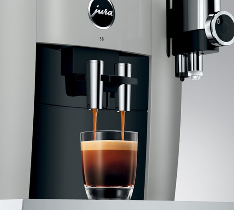 Jura - Kaffeevollautomat S8 EB Platin inklusive Smart Connect
