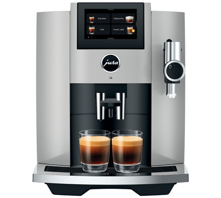 Jura - Kaffeevollautomat S8 EB Platin inklusive Smart Connect