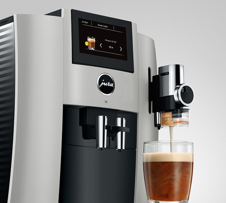 Jura - Kaffeevollautomat S8 EB Platin inklusive Smart Connect