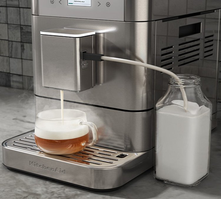 KitchenAid - Kaffeevollautomat KF6 5KES8556 - Edelstahl