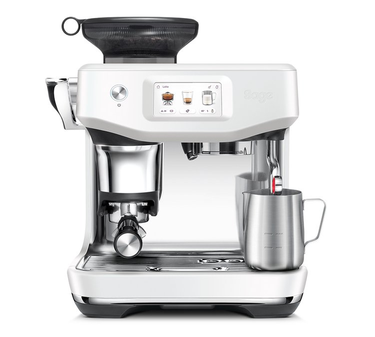 Sage Siebträgermaschine - Barista Touch Impress Edelstahl Sea Salt - Kaltbrühfunktion