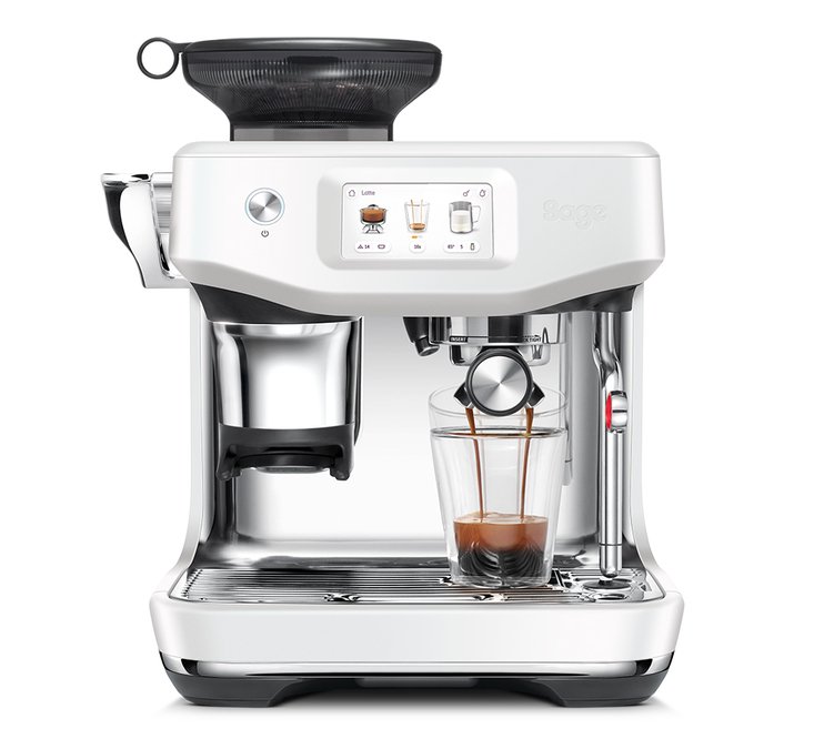 Sage Siebträgermaschine - Barista Touch Impress Edelstahl Sea Salt - Kaltbrühfunktion