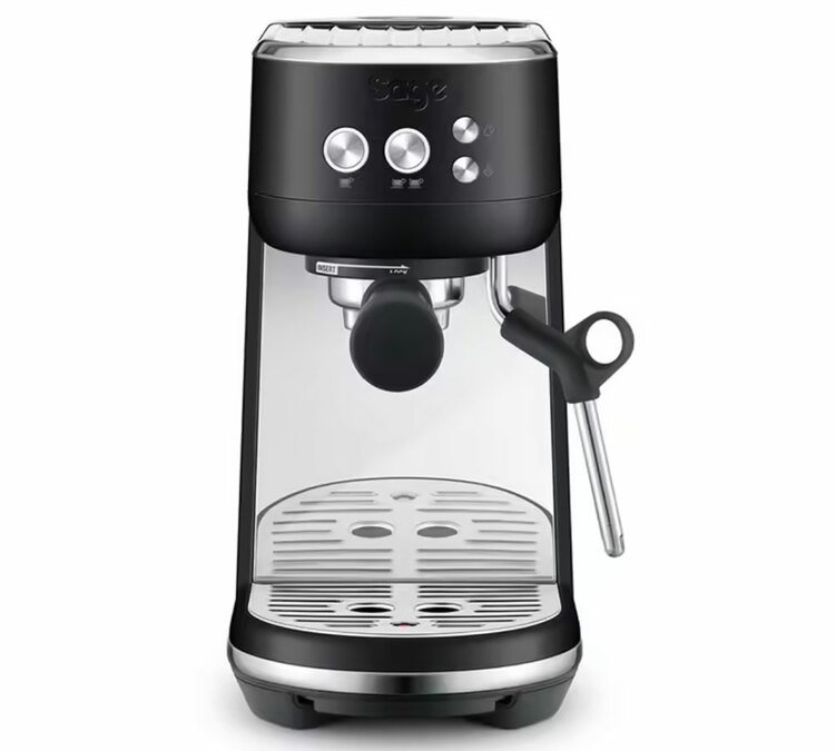Siebträgermaschine Sage The Bambino Black Truffle+ Kaffeemühle Baratza Encore ESP schwarz
