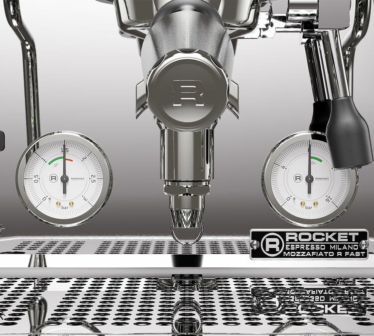 Rocket Espresso - Siebträgermaschine Mozzafiato Fast R Schwarz