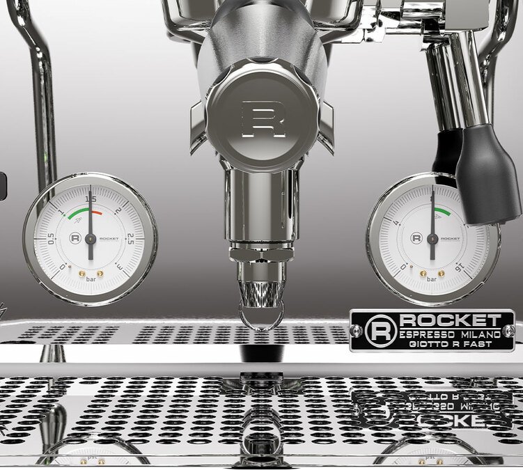 Rocket Espresso - Siebträgermaschine Giotto Fast R Edelstahl