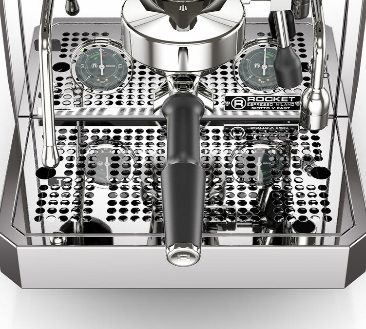 Rocket Espresso - Siebträgermaschine Giotto Fast V - Edelstahl