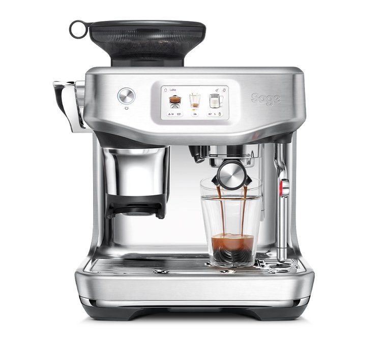 Sage - Siebträgermaschine Barista Touch Impress - Edelstahl - Kaltbrühfunktion
