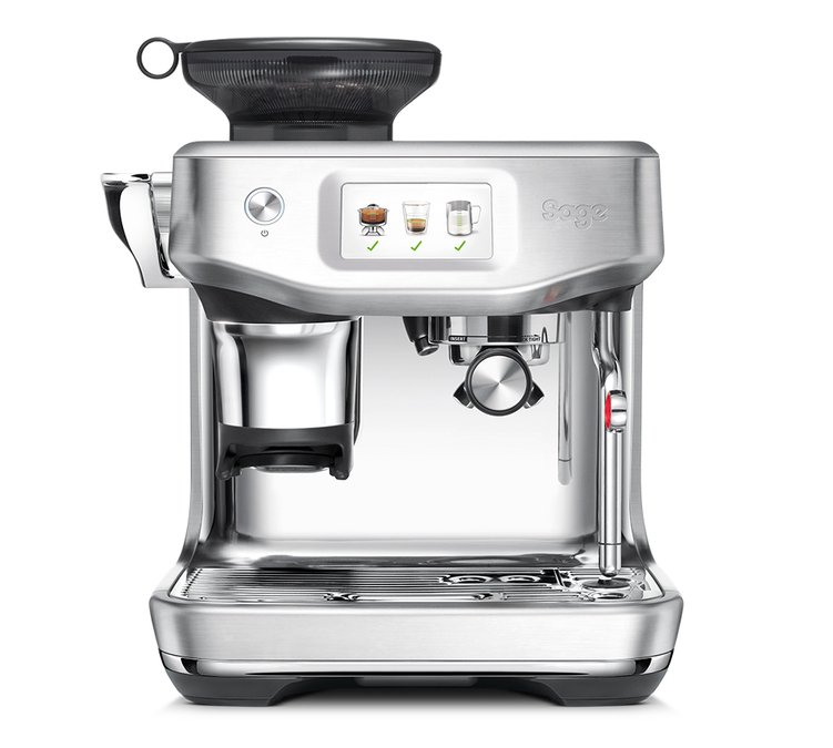 Sage - Siebträgermaschine Barista Touch Impress - Edelstahl - Kaltbrühfunktion