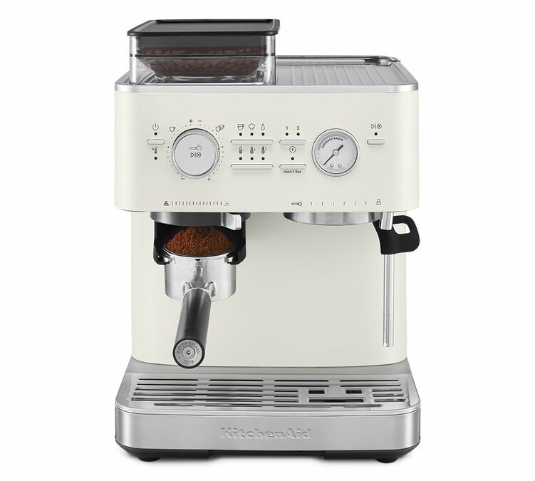 KitchenAid - Kaffeehalbautomat 5KES6551EPL Porcelaine Weiß