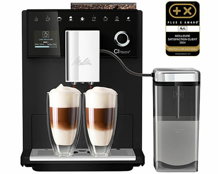 Melitta - Kaffeevollautomat CI-Touch mit integriertem Mahlwerk - Schwarz