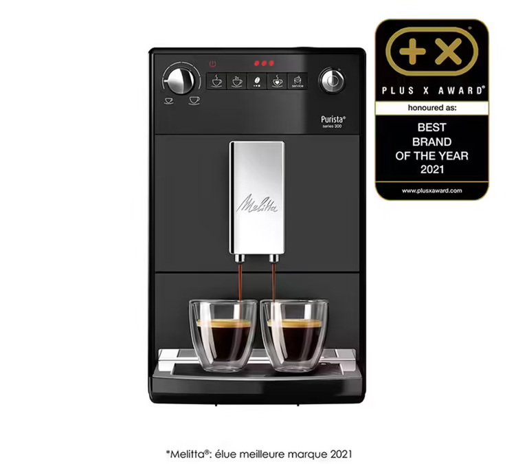Melitta Kaffeevollautomat Purista mattschwarz