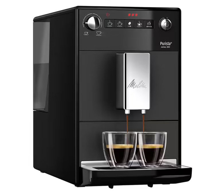 Melitta Kaffeevollautomat Purista mattschwarz