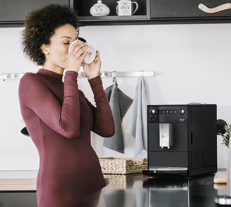 Melitta Kaffeevollautomat Purista mattschwarz
