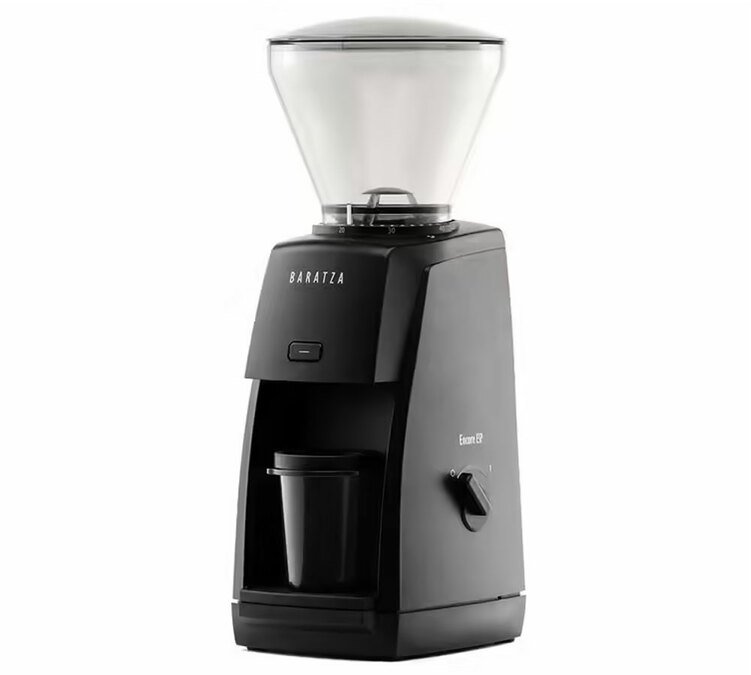 Siebträgermaschine Sage The Bambino Black Truffle+ Kaffeemühle Baratza Encore ESP schwarz