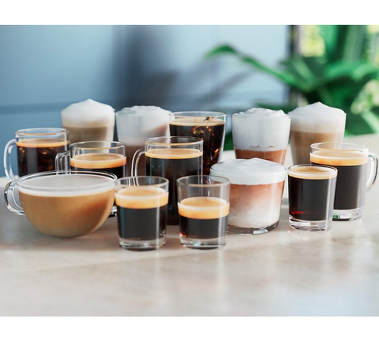 Philips Kaffeevollautomat SilentBrew Serie 5500 EP5547/90 LatteGo Schwarz verchromt