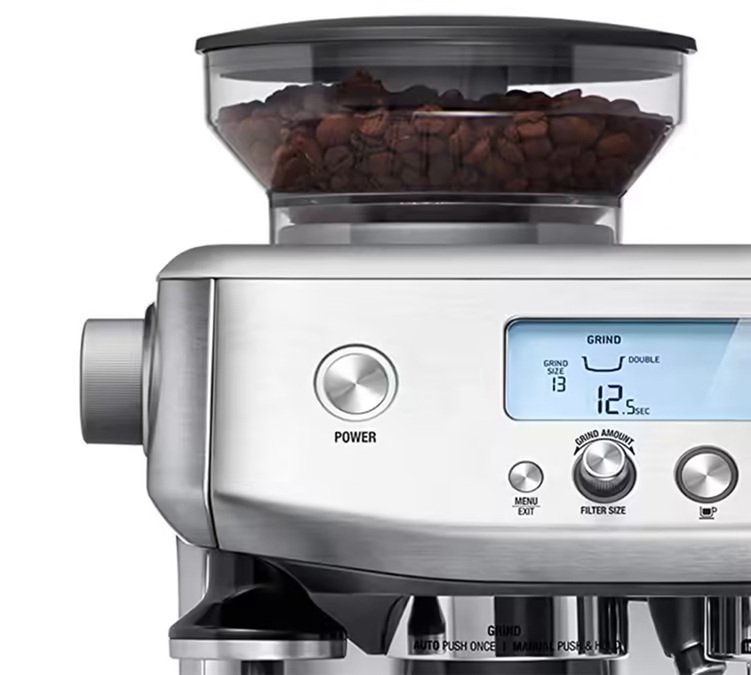 Sage The Barista Pro Siebträgermaschine gebürstetes Edelstahl