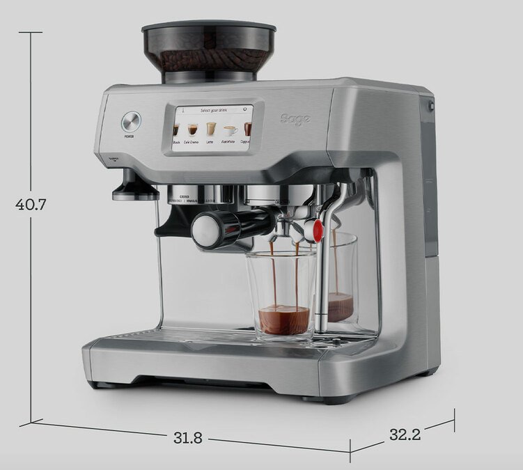 Sage - Barista Touch - Siebträgermaschine - Edelstahl