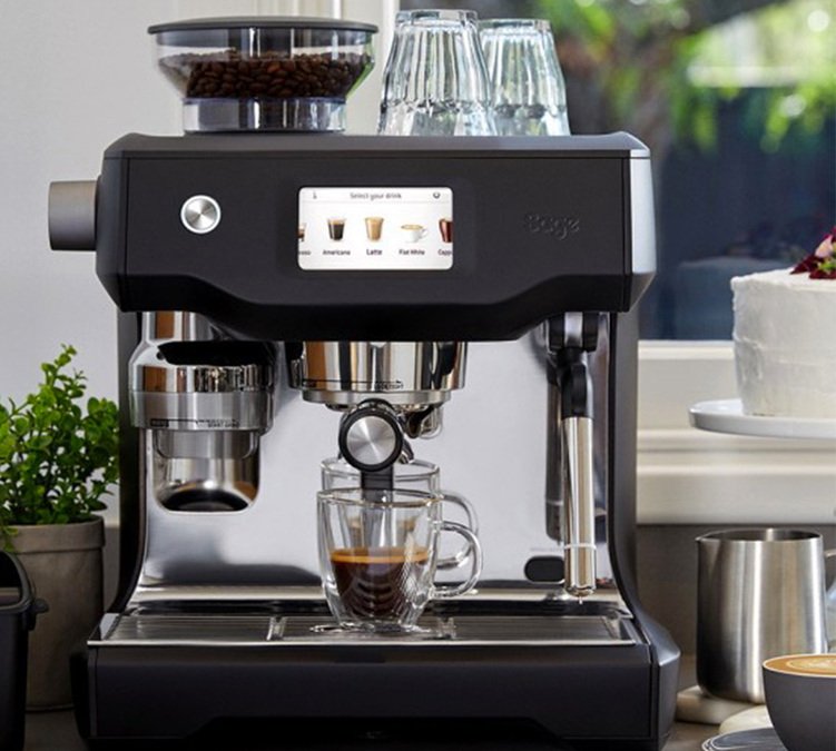 Sage The Oracle Touch Siebträgermaschine Black Truffle