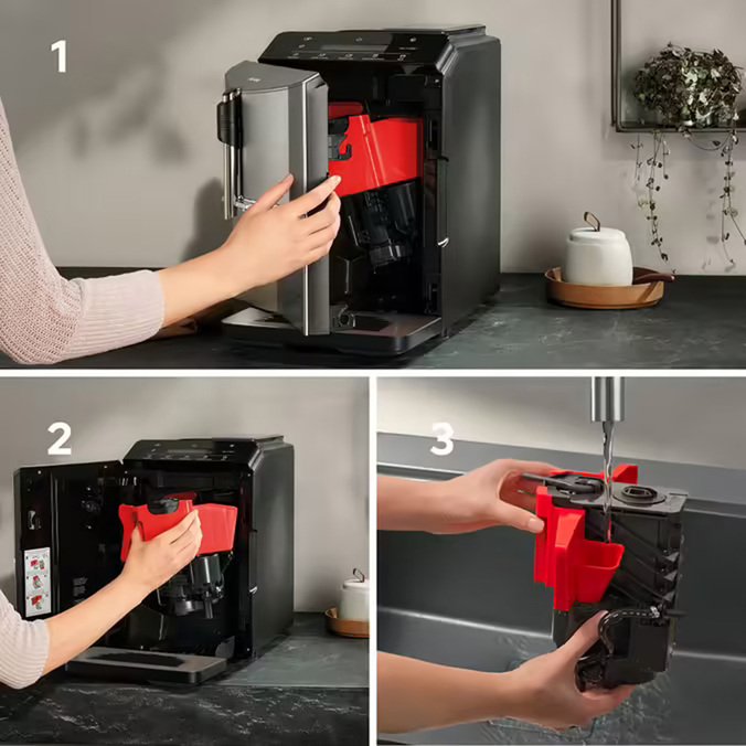 Siemens Kaffeevollautomat EQ300 TF305E04 titan