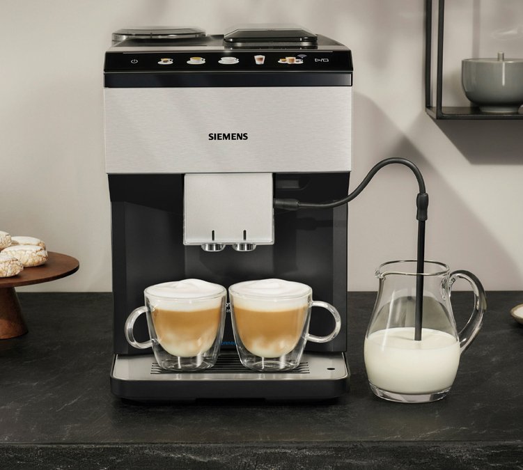 Siemens - Kaffeevollautomat EQ500 Classic Connect Edelstahl & Schwarz