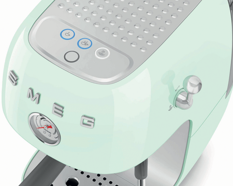 Smeg - Siebträgermaschine ECF03PGEU - mintgrün - mit Cold Brew-Funktion