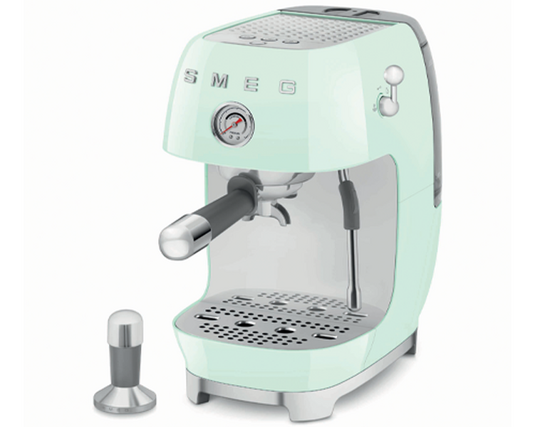 Smeg - Siebträgermaschine ECF03PGEU - mintgrün - mit Cold Brew-Funktion