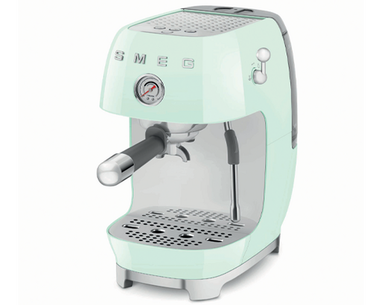Smeg - Siebträgermaschine ECF03PGEU - mintgrün - mit Cold Brew-Funktion