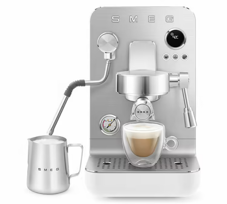 Smeg Espressomaschine Mini Pro weiss EMC02WHMEU